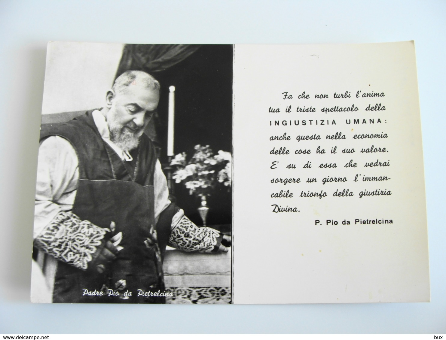 PADRE PIO   DA PIETRALCINA         RELIGIONE  VIAGGIATA    ***** - Santi