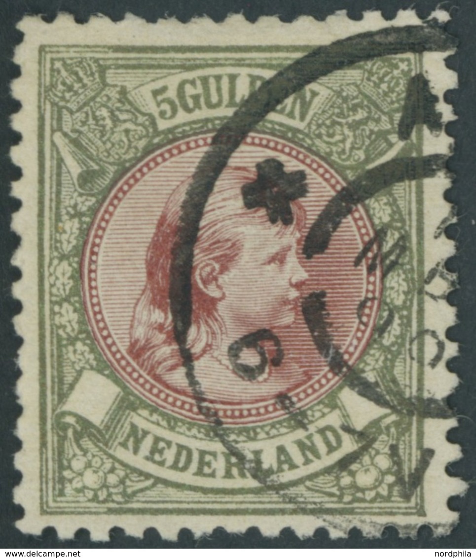 NIEDERLANDE 48 O, 1896, 5 G. Grünbronze/braunrot, Feinst, Mi. 500.- - ...-1852 Precursores