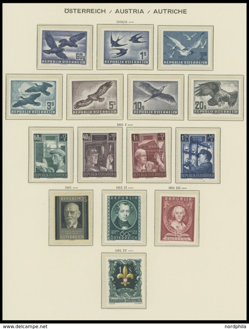 SAMMLUNGEN *,** , Ungebrauchte Komplette Sammlung Österreich Von 1945-79 (ab Mi.Nr. 697) Im Schaubek Falzlosalbum Mit Vi - Collections