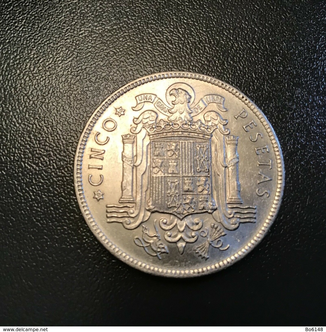 SPAGNA  ESPANA - 1949 - Moneta 5 PESETAS  Francisco Franco  ,  Ottima - 5 Pesetas