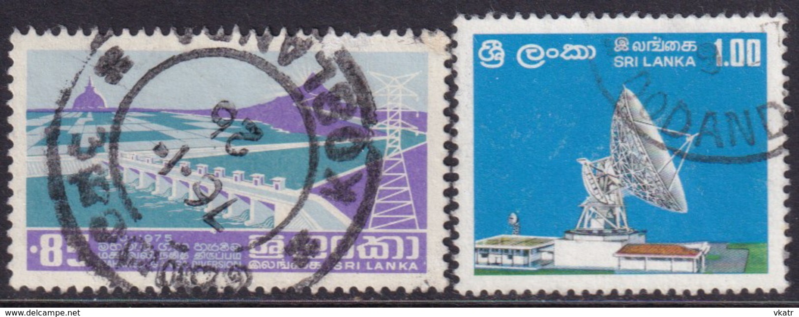 SRI LANKA 1976 SG 616-17 Two Issues Used - Sri Lanka (Ceylon) (1948-...)