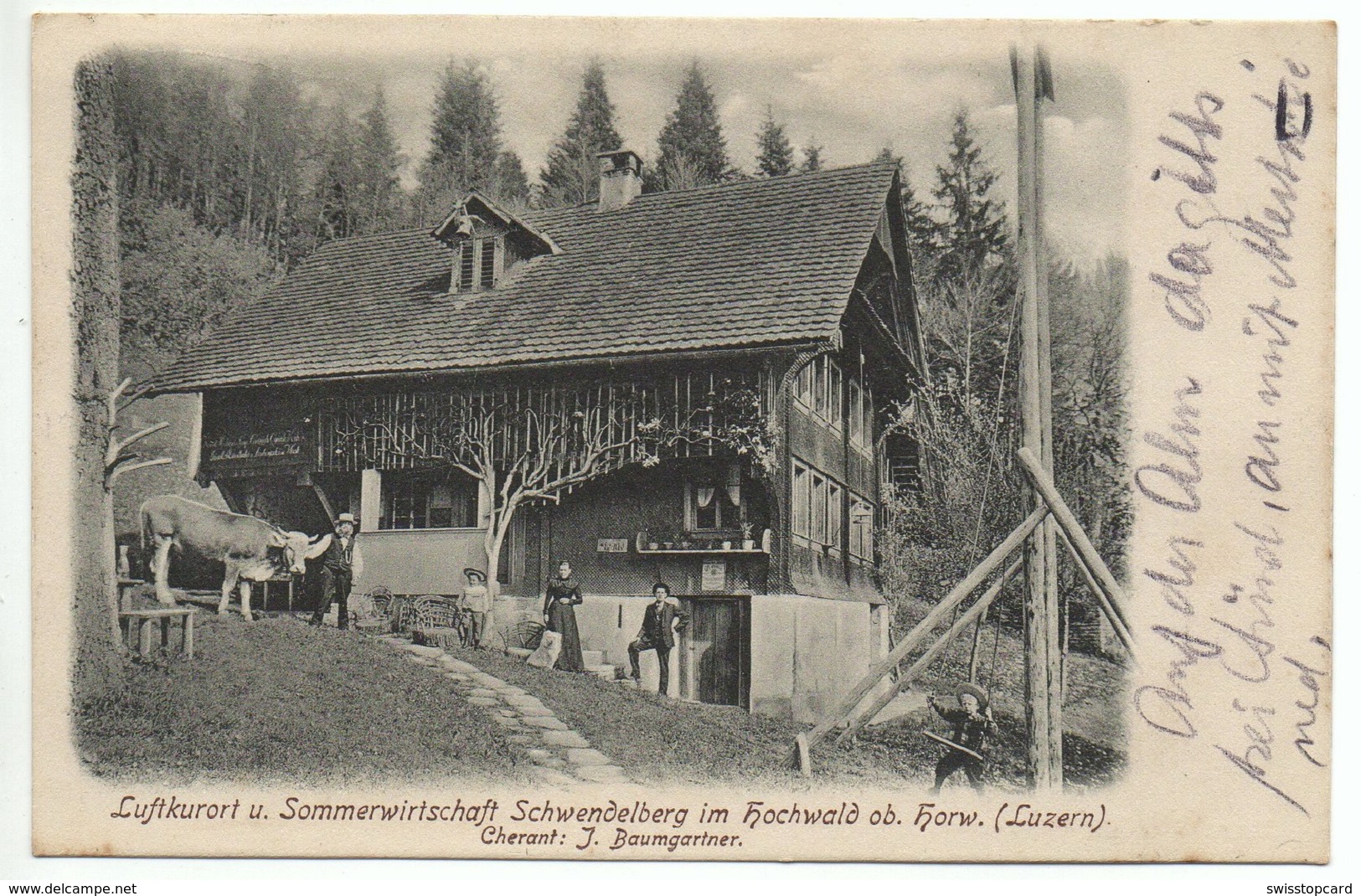 HORW Landwirtschaft Sommerwirtschaft Schwendelberg Im Hochwald Cherant: J. Baumgartner - Horw