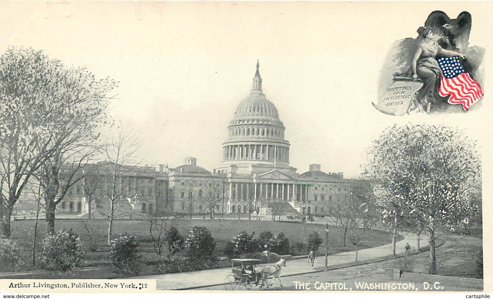 USA - Private Mailing Card - The Capitol Washington DC - Washington DC