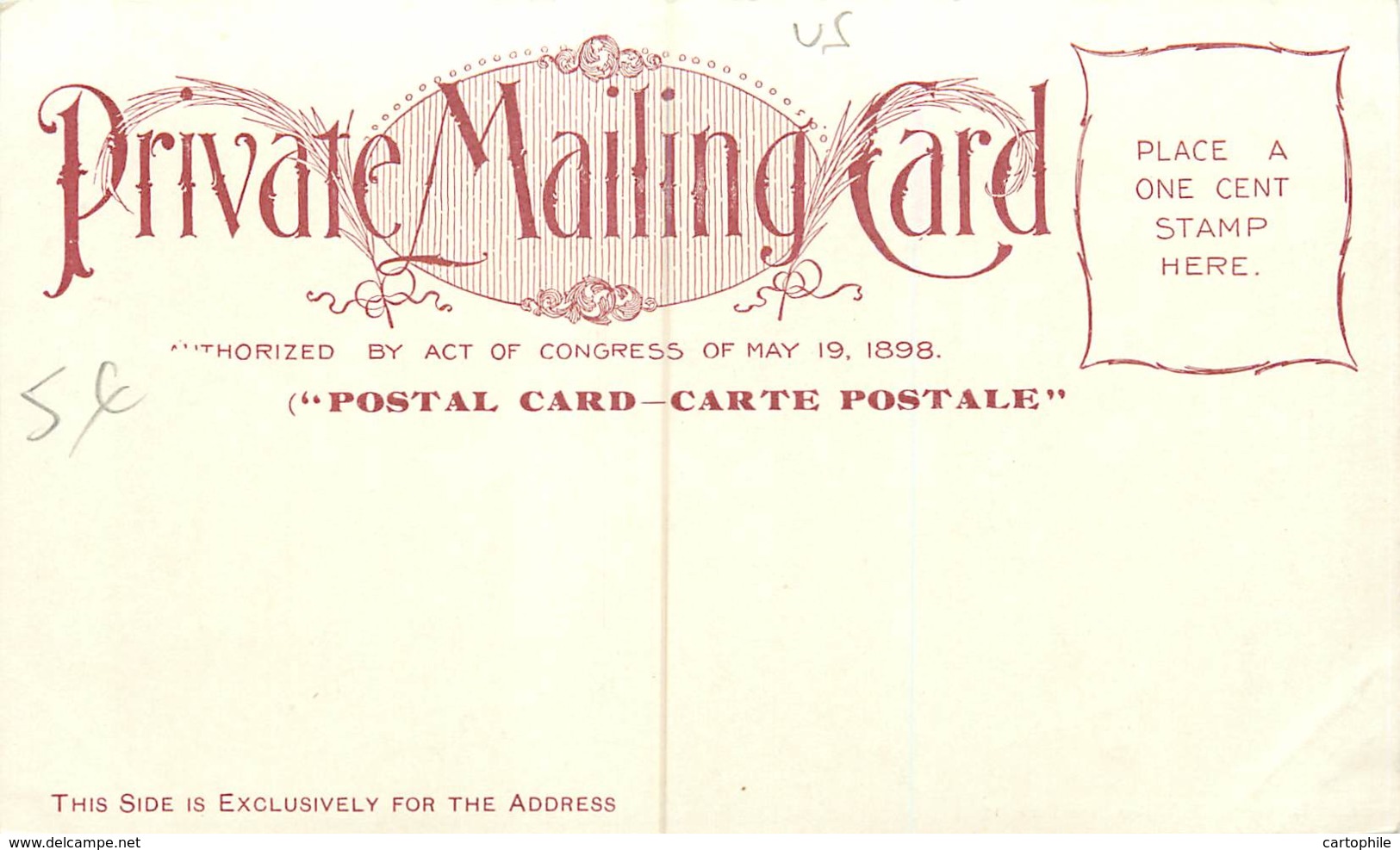 USA - Private Mailing Card - The Capitol Washington DC - Washington DC