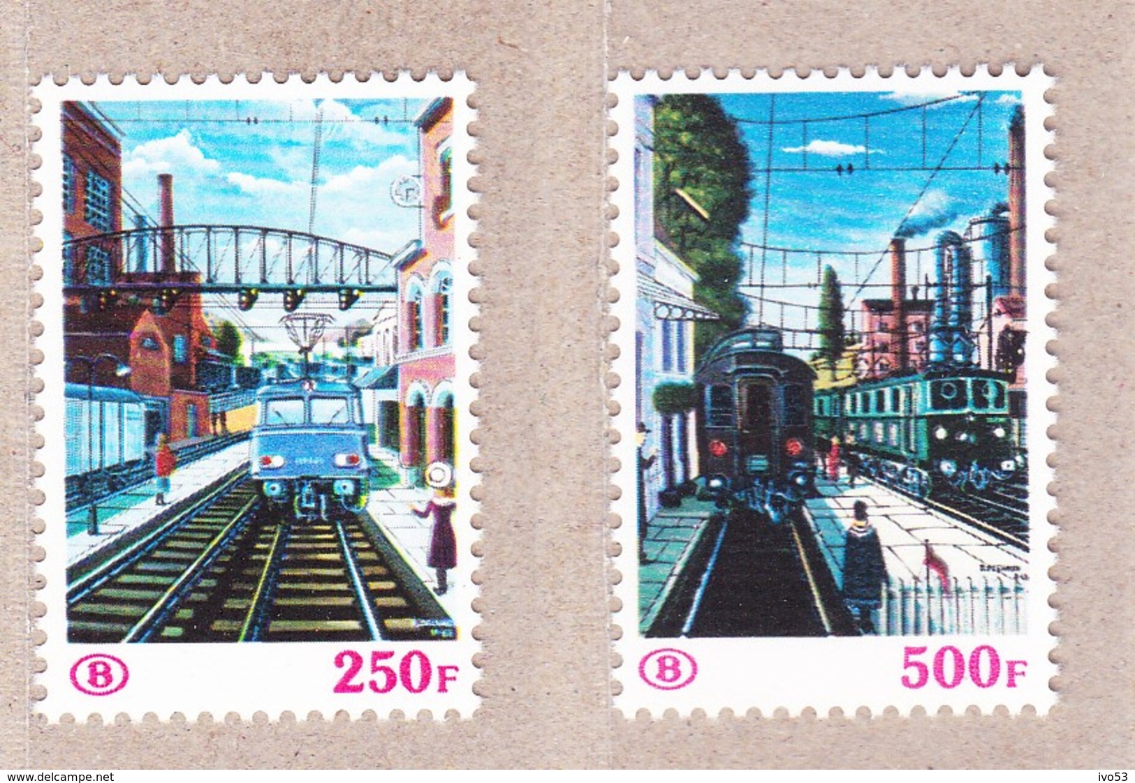 1985 TR459-60** Zonder Scharnier.Herdenkingszegels (Paul Delvaux).OBP 50 Euro. - Altri & Non Classificati