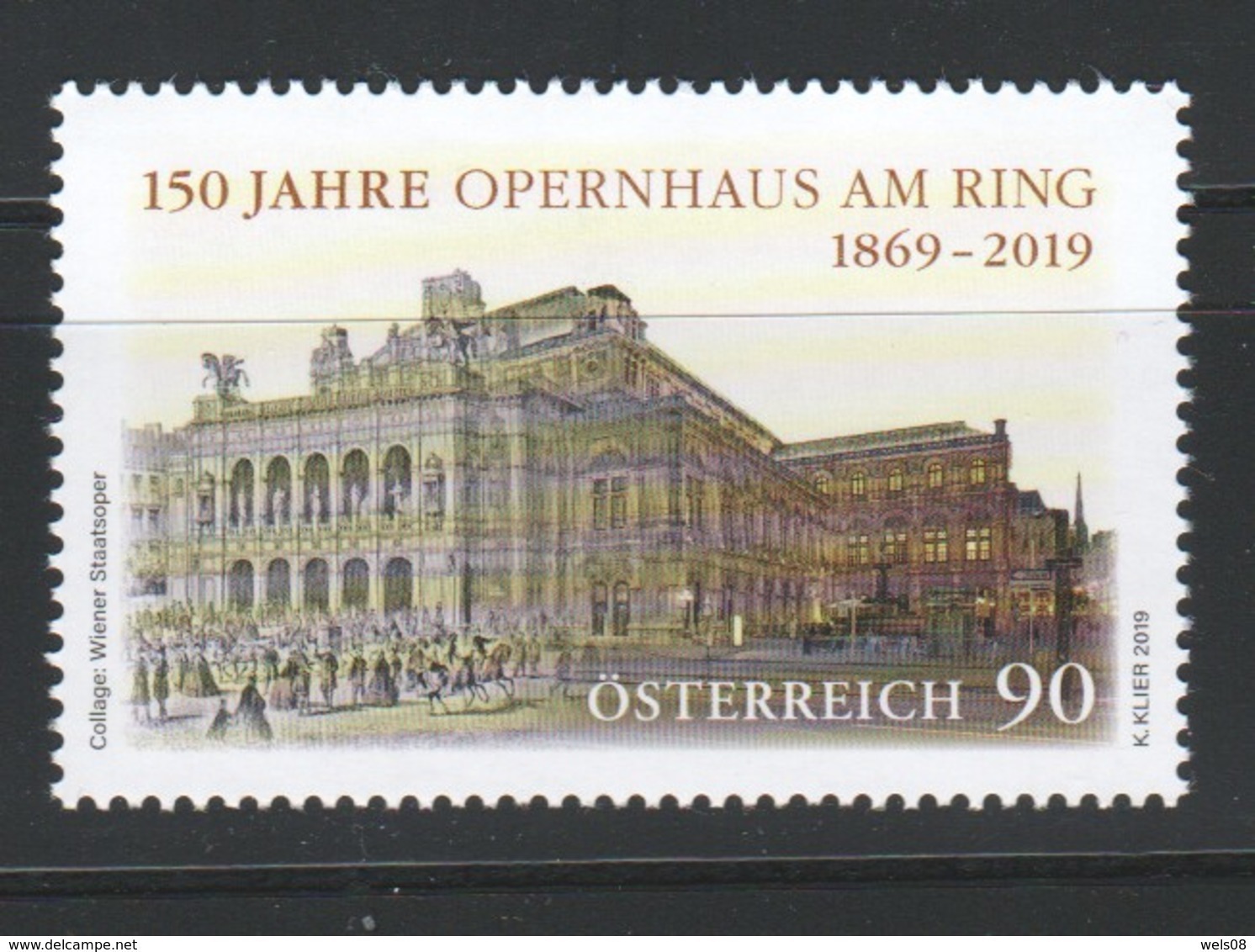 Österreich 2019: "150 Jahre Oper Am Ring" Postfrisch - Unused Stamps