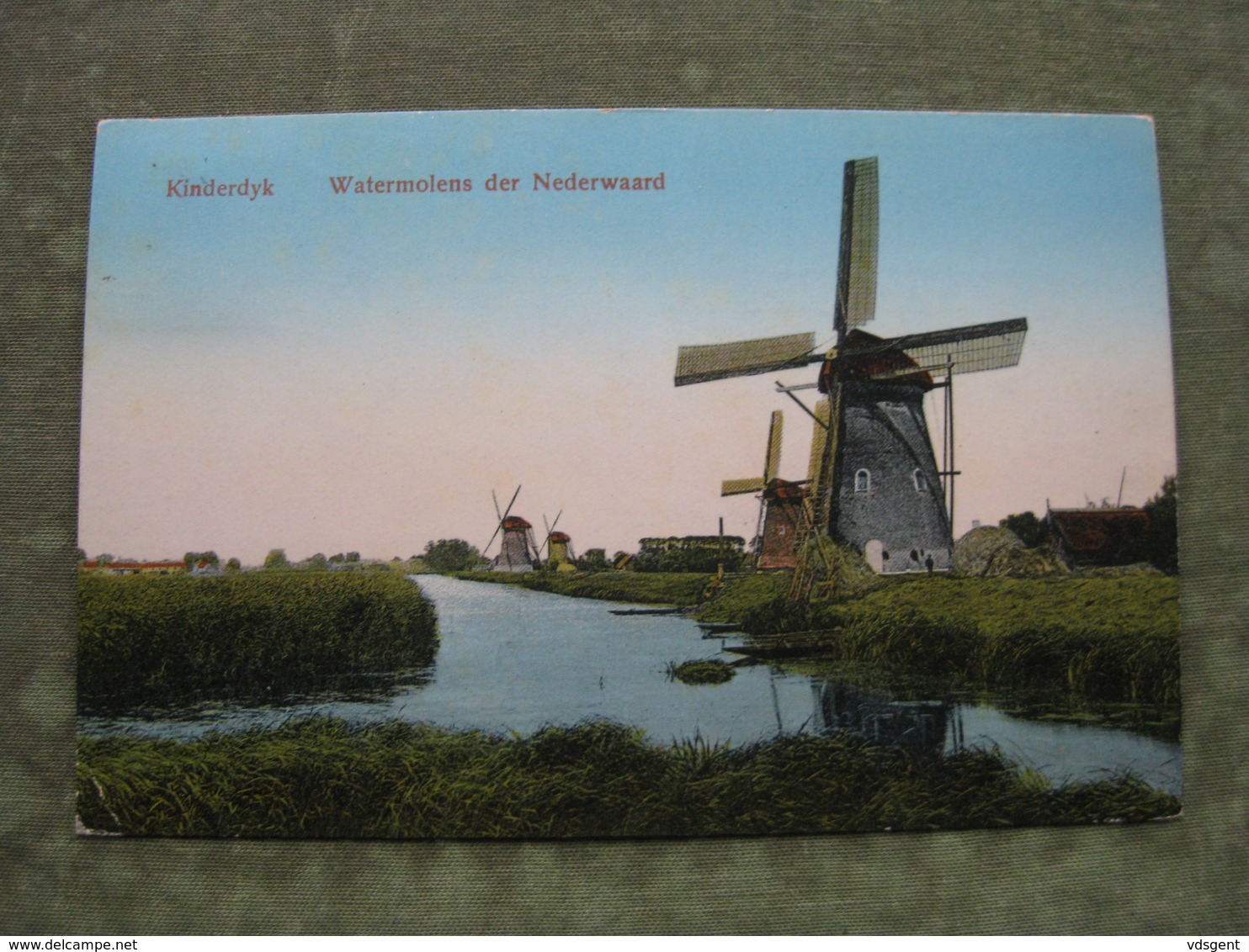 KINDERDIJK - WATERMOLENS DER NEDERWAARD 1925 - Kinderdijk