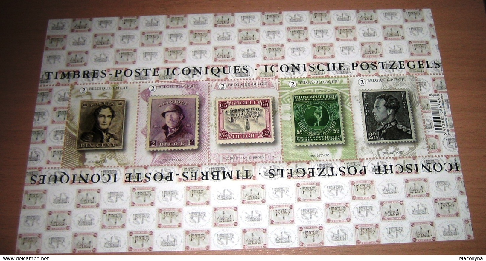 Belg. 2020 - Les Timbres-poste Iconiques ** Iconische Postzegels - Nuovi