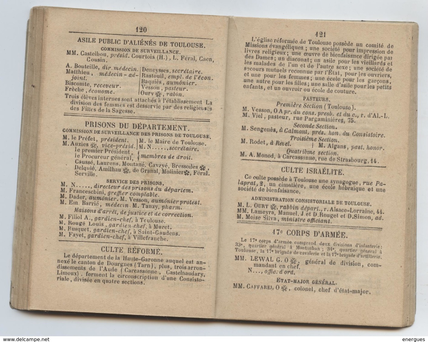 Calendrier De Toulouse,1884, Administratif,judiciaire, Commercial, Culturel Aude, Ariège,Gers, Tarn, Tarn Et Gne,192  P - Tamaño Pequeño : ...-1900