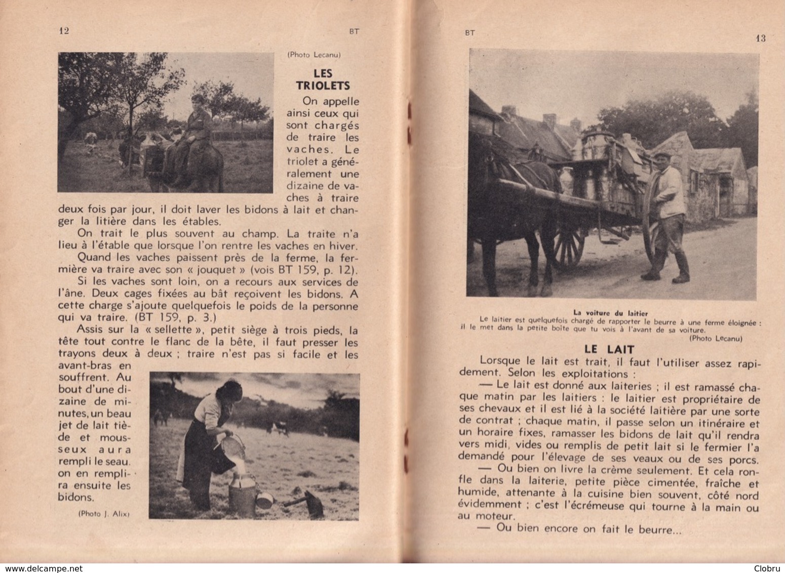 Bibliothèque De Travail, N° 282, La Ferme Du Bocage Normand 1954 - 6-12 Ans