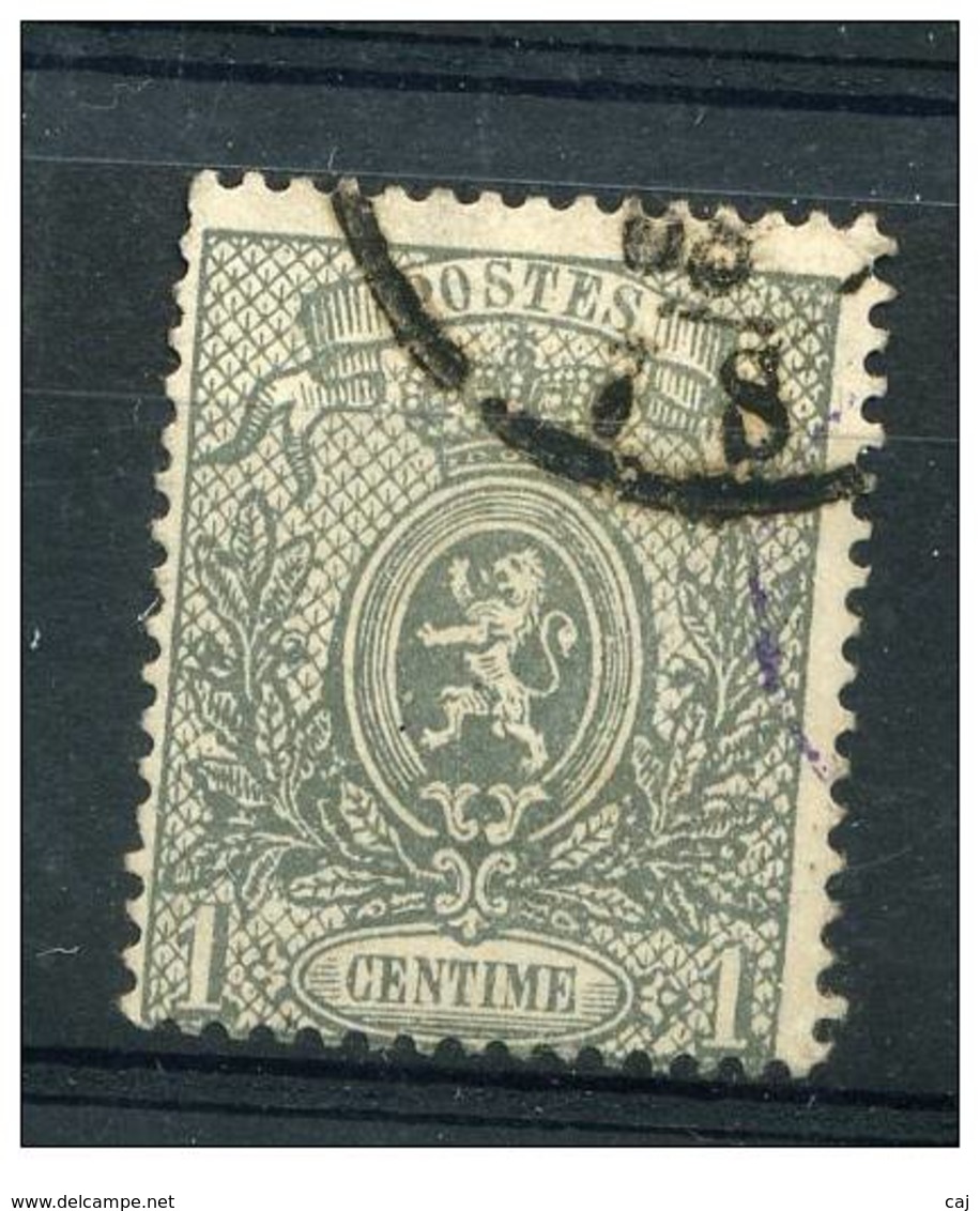 Belgique  :  Yv  23  (o)   Dent 14 1/2 X 14    ,   N2 - 1866-1867 Coat Of Arms