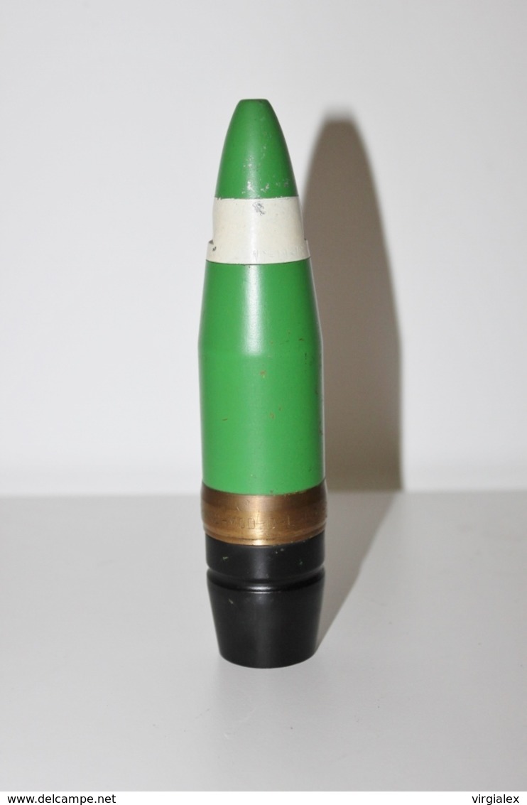 Fusée / Ogive De Munition 40mm INERTE N°3 - Militaria / Arme / Artillerie / Obus / Explosif / Projectile / Militaire - Decorative Weapons