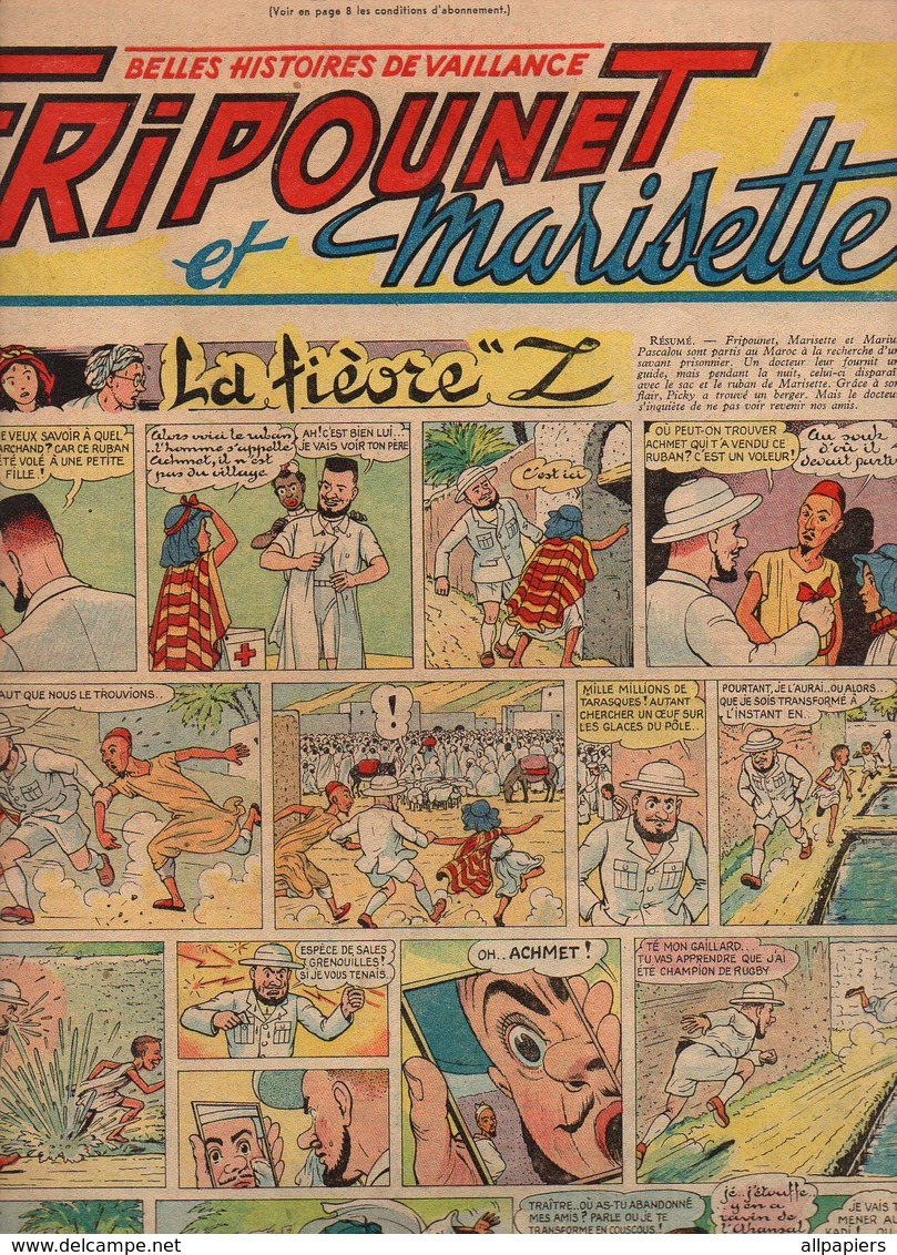 Fripounet Et Marisette N°38 La Fièvre "Z" - Styll Au Pays Breton - Gardiens De Phares - Sylvain Et Sylvette De 1949 - Fripounet