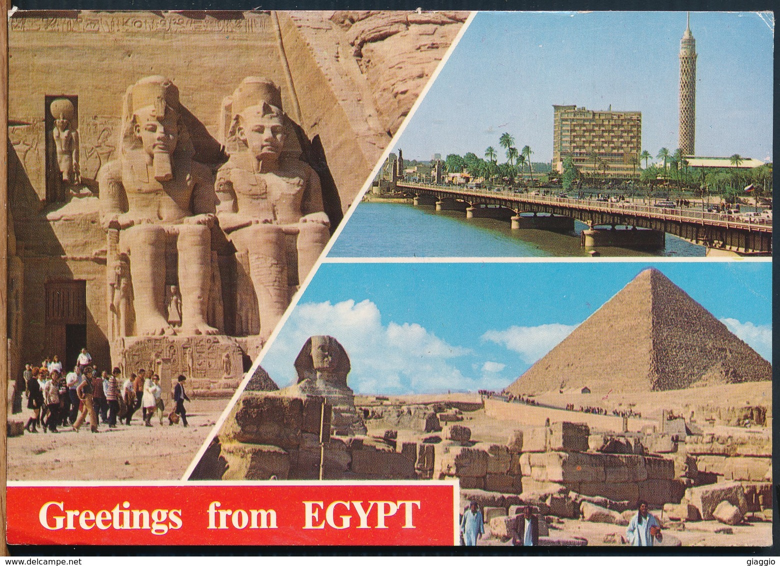 °°° 18648 - EGYPT - ABU SIMBEL - VIEWS - 1991 With Stamps °°° - Tempels Van Aboe Simbel