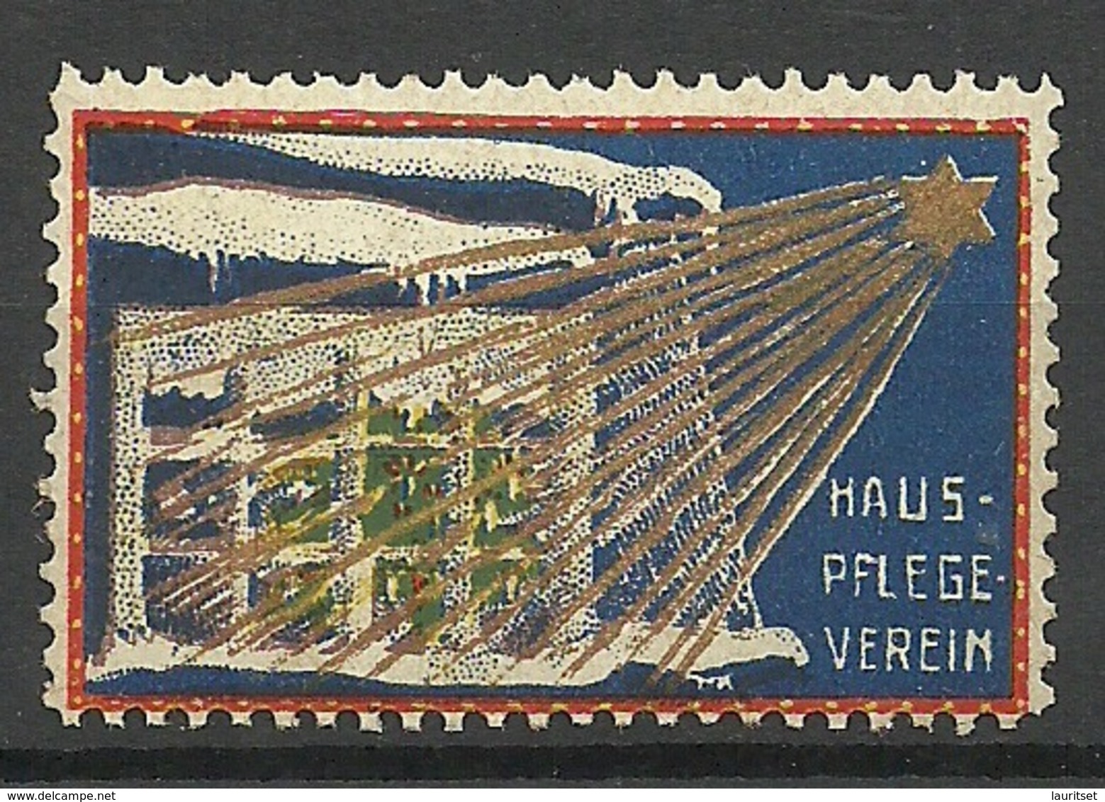 DEUTSCHLAND Ca 1905 Haus-Pflege Verein Weihnachten Christmas MNH - Vignetten (Erinnophilie)