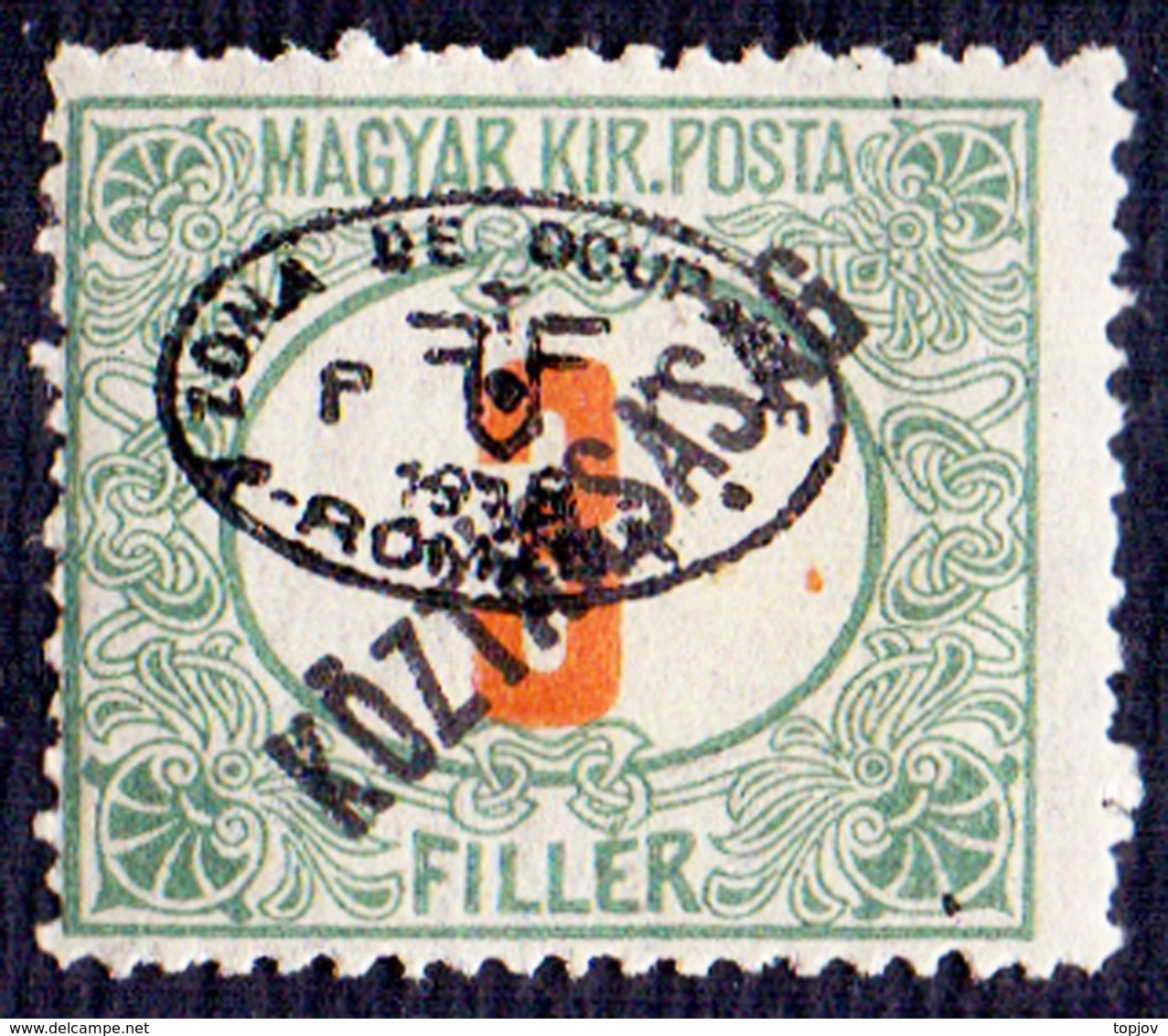 HUNGARY - MAGYARORSZ.  -  DEBRECZEN  Köztársaság  PORTO - *MLH - 1919 - Debrecen