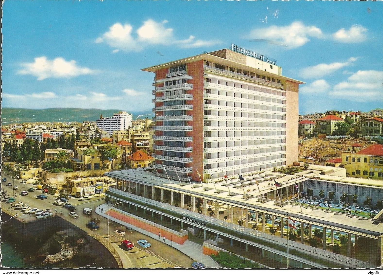 LIBANON LEBANON BEYRUTH HOTEL PHONENCICI, CP, Circulated - Libanon