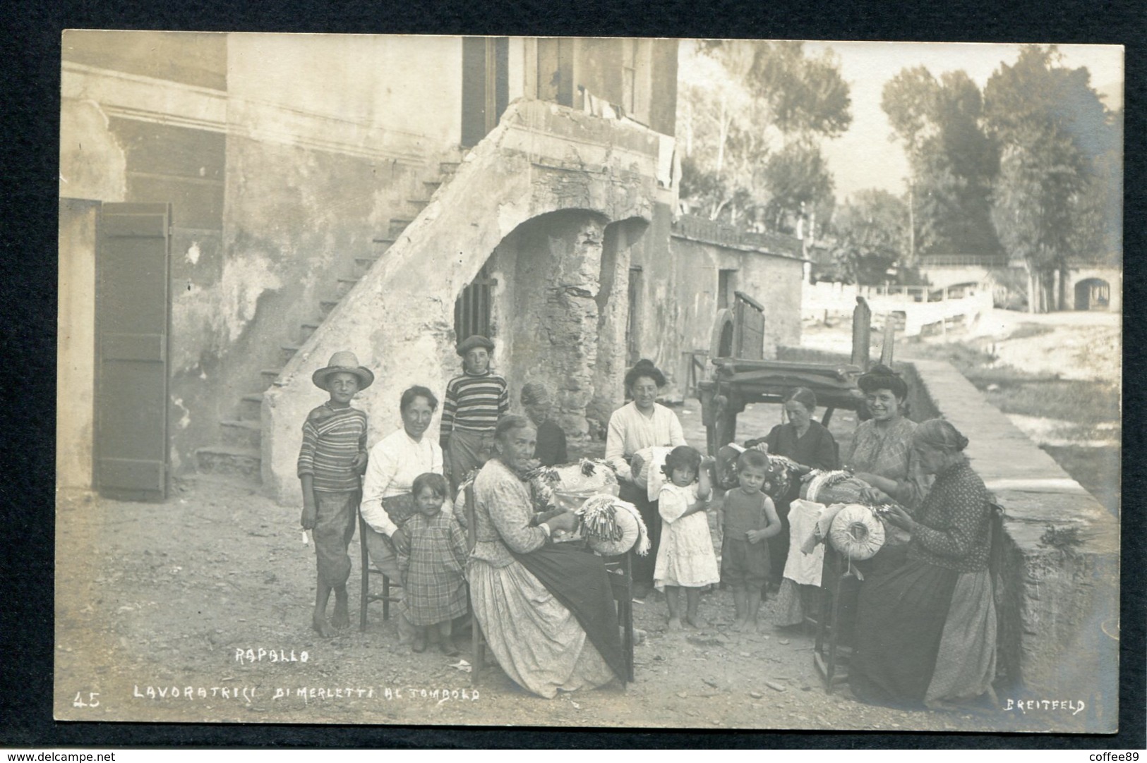 ITALIE - RAPALLO - Lavoratrici Di Merletti Al Tombalo - CARTE PHOTO - RARE - Dentellières - Dentelles - Broderies - Altri & Non Classificati