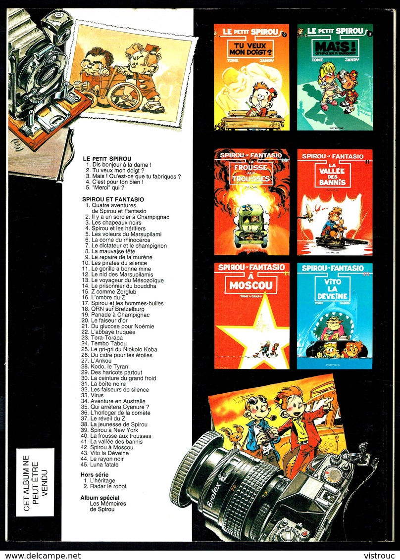 "LE PETIT SPIROU: Mais Qu'est-ce Que Tu Fabriques ?", De TOME Et JANRY - Edition Publicitaire DUPUIS Pour G.B.- 1995. - Petit Spirou, Le