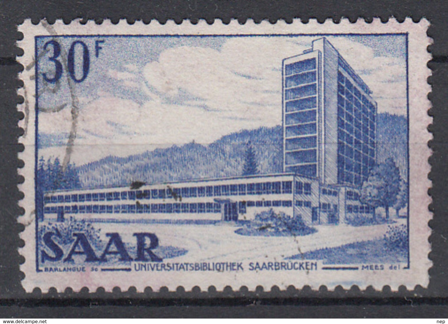 SAAR - Michel - 1952 - Nr 332 - Gest/Obl/Us - Oblitérés