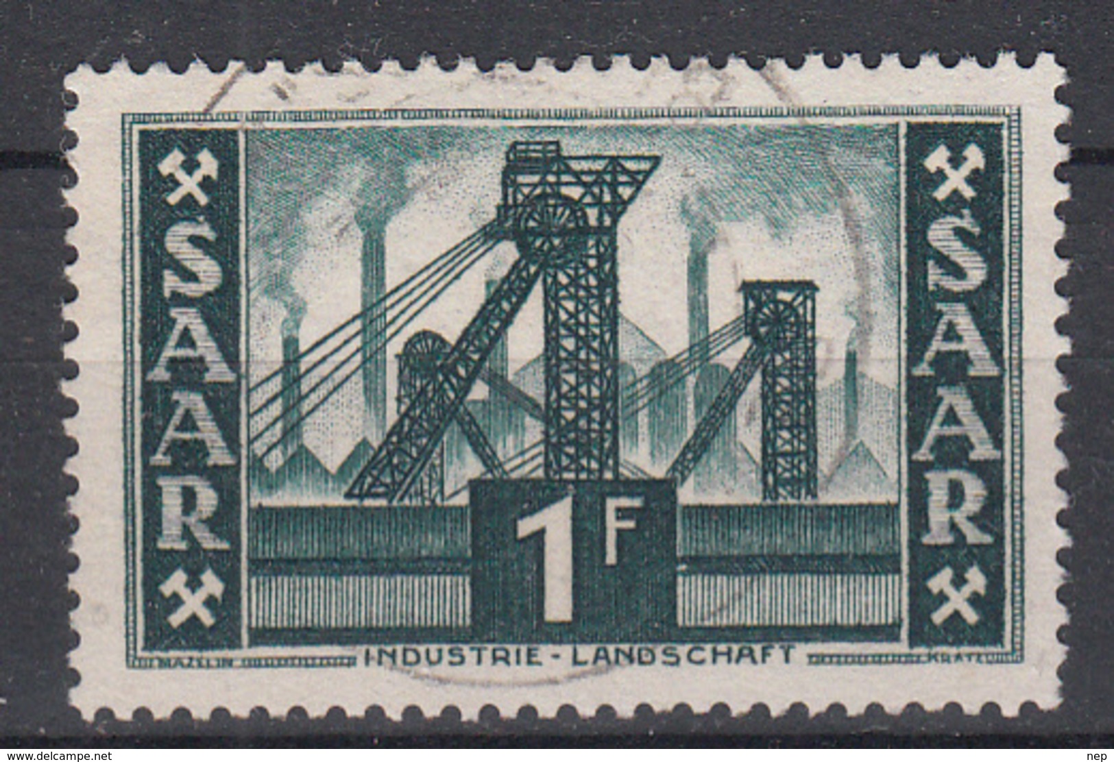 SAAR - Michel - 1952 - Nr 319 - Gest/Obl/Us - Oblitérés