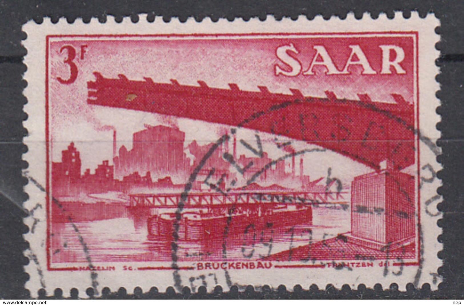 SAAR - Michel - 1952 - Nr 321 - Gest/Obl/Us - Oblitérés