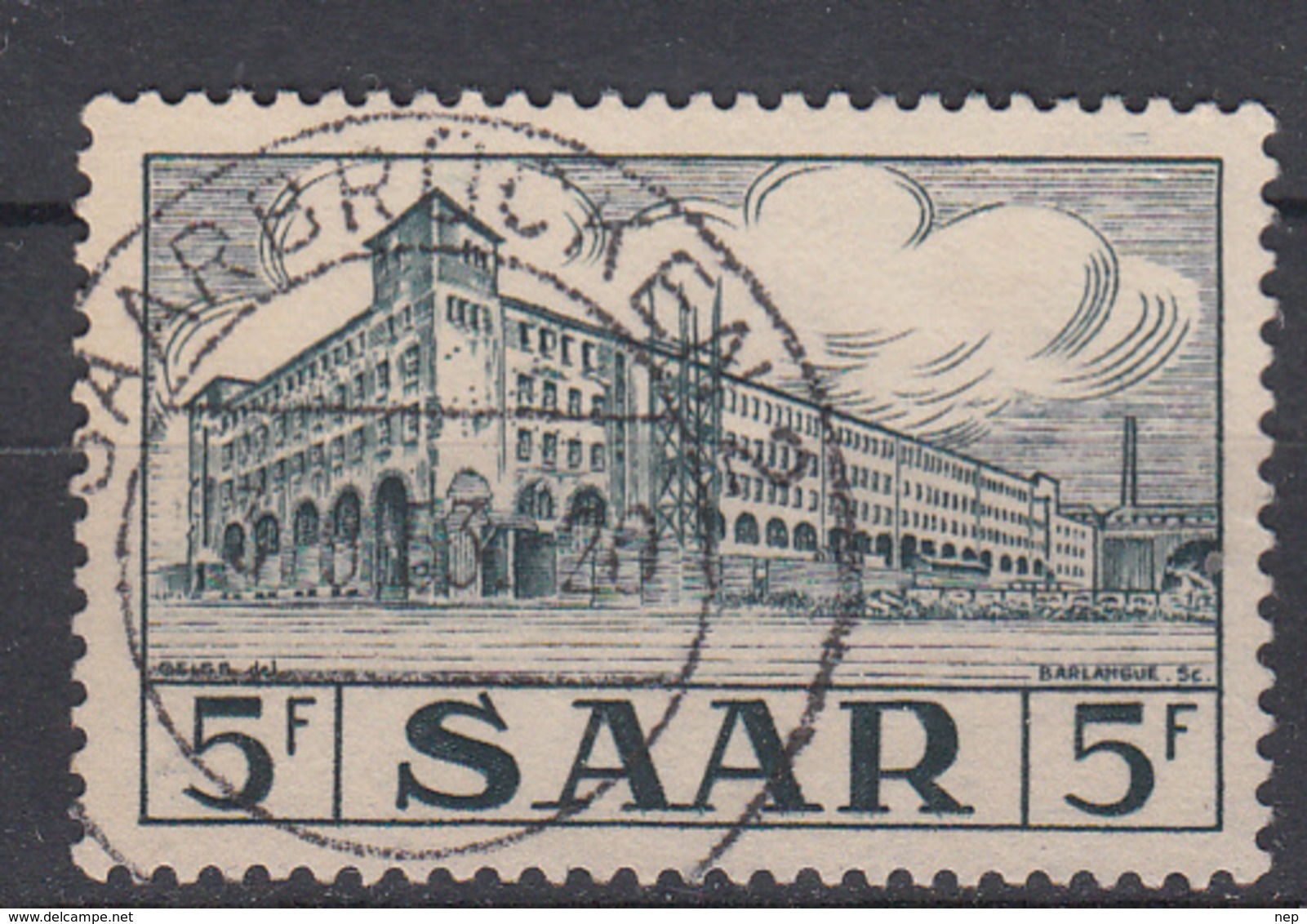 SAAR - Michel - 1952 - Nr 323 - Gest/Obl/Us - Oblitérés