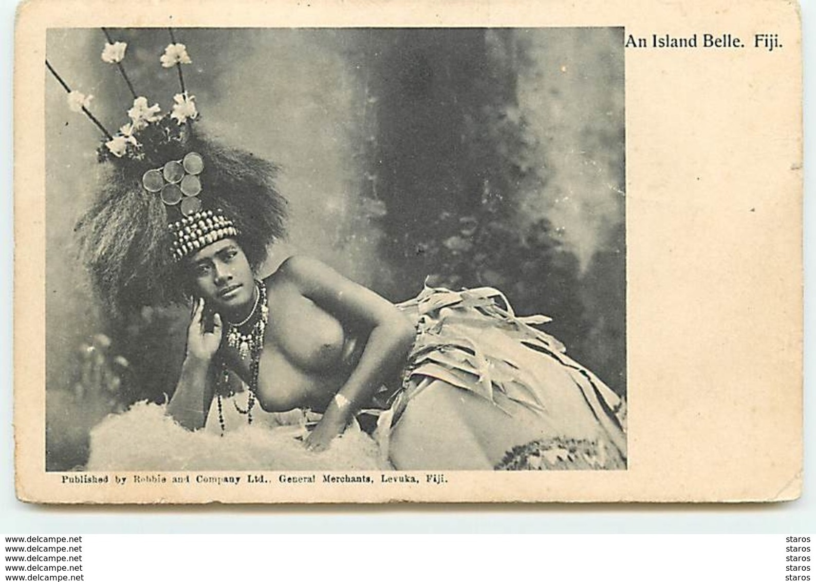 FIDJI - An Island Belle - Femme Seins Nus - Fiji