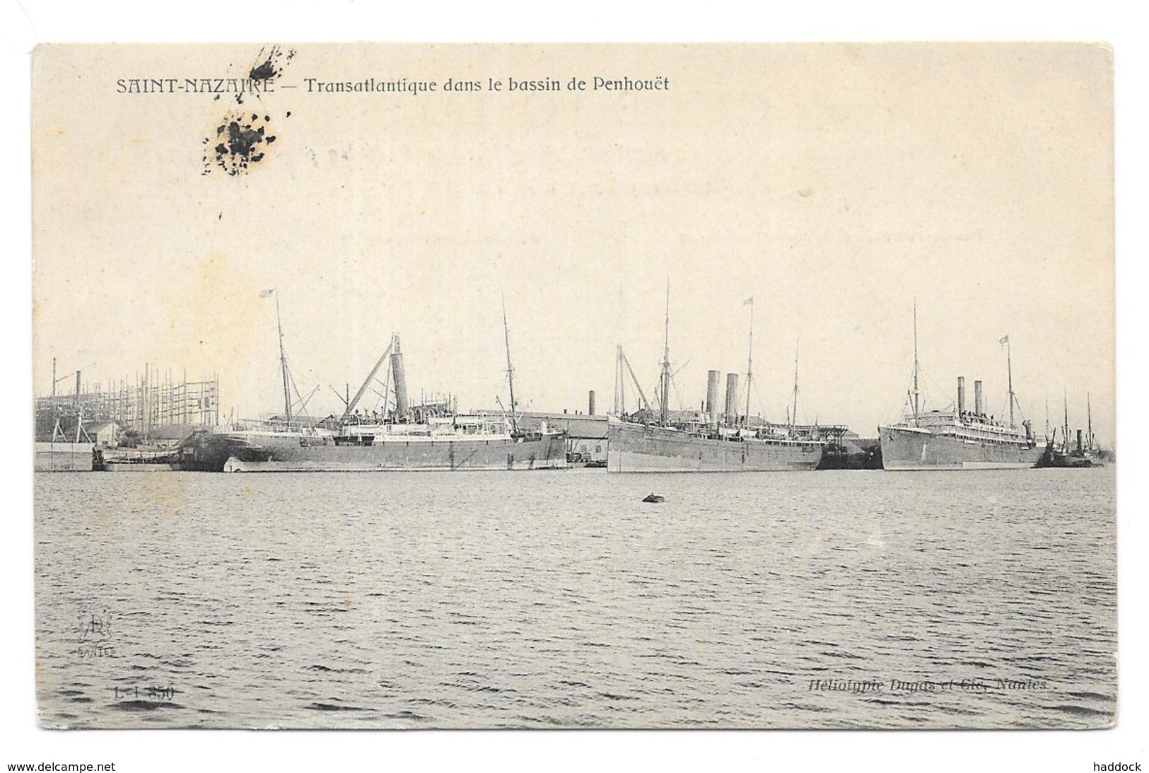 SAINT NAZAIRE : TRANSATLANTIQUE DANS LE BASSIN - Saint Nazaire