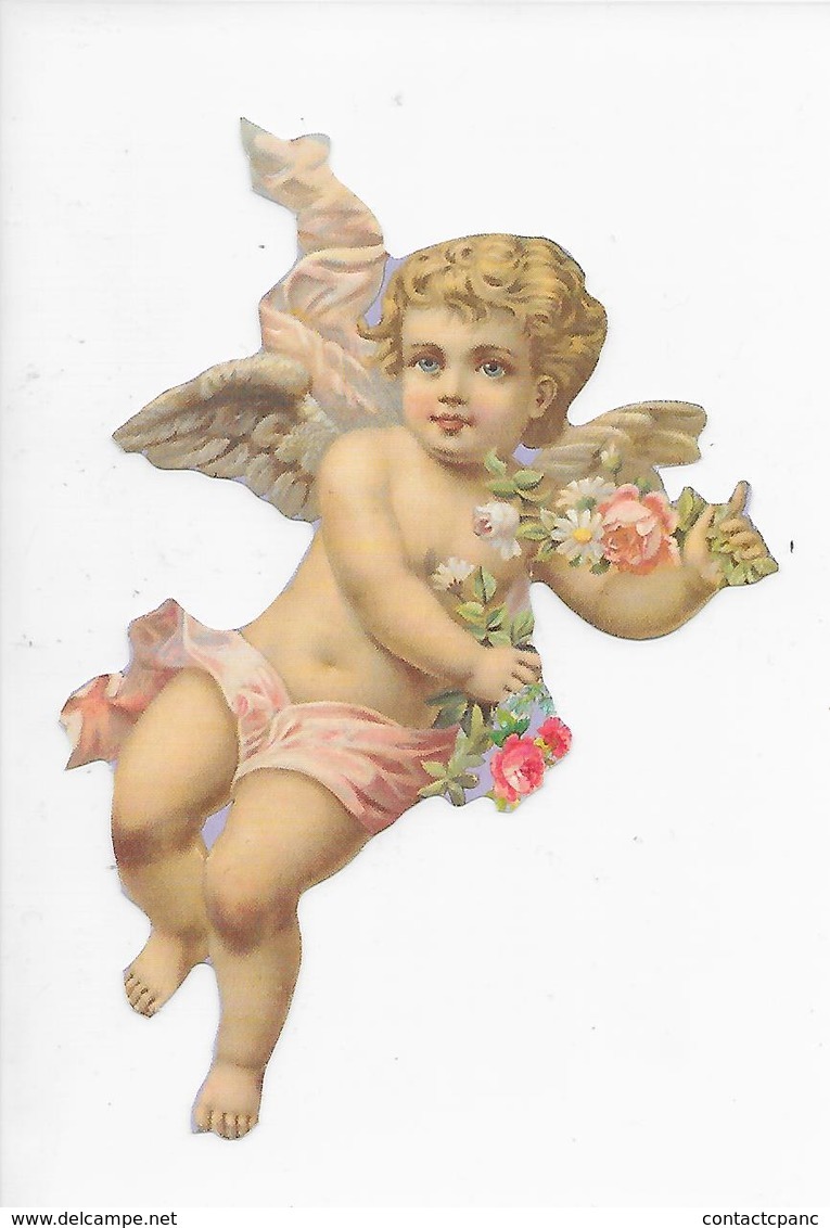 ANGELOT  -  CHROMO Découpi ( Format = 9cm X 14cm ) - Anges