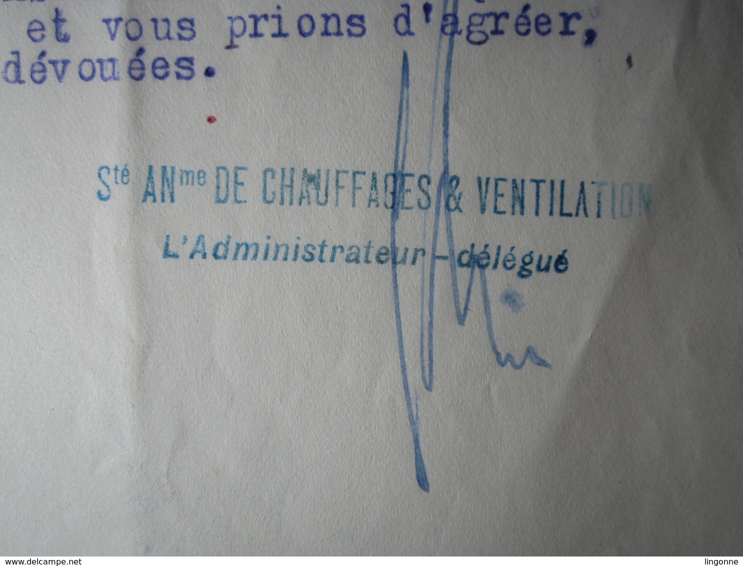 1928 FACTURE - BELFORT SOCIÉTÉ ANONYME DE CHAUFFAGE ET VENTILATION Agences MULHOUSE ÉPINAL NANCY PARIS - 1900 – 1949