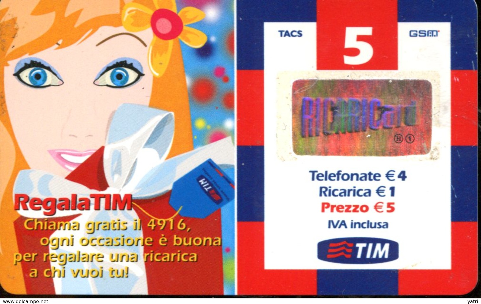 Carta Prepagata TIM - Validità 03/2007 - Schede GSM, Prepagate & Ricariche
