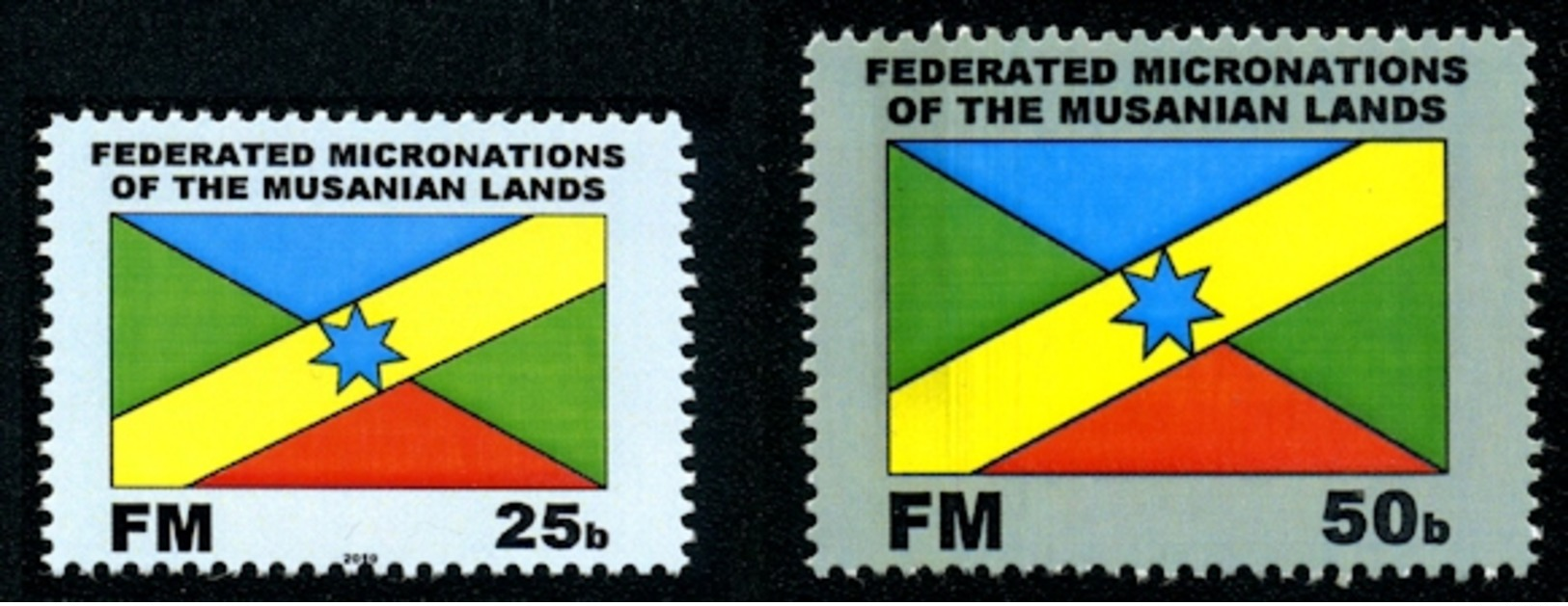 MUSOGRAD - Micronation - 2010 - Federation Flag - Mint Never Hinged - Andere & Zonder Classificatie