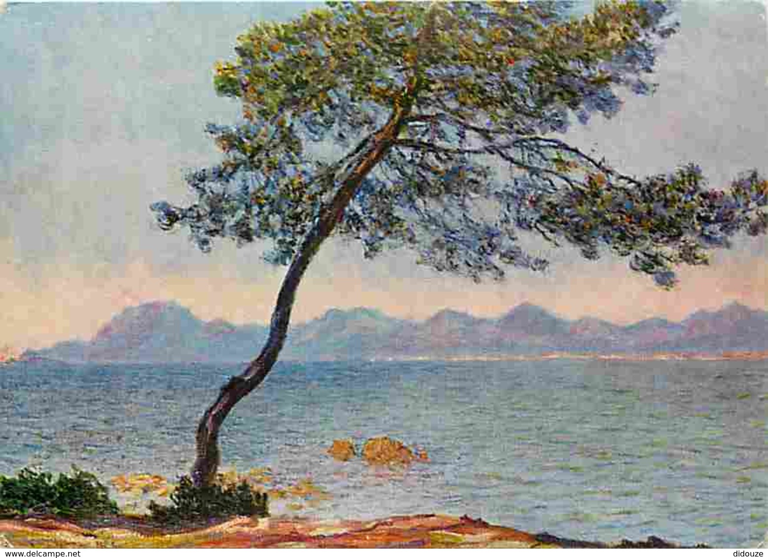 Art - Peinture - Claude Monet - Cap D'Antibes - Voir Scans Recto-Verso - Peintures & Tableaux