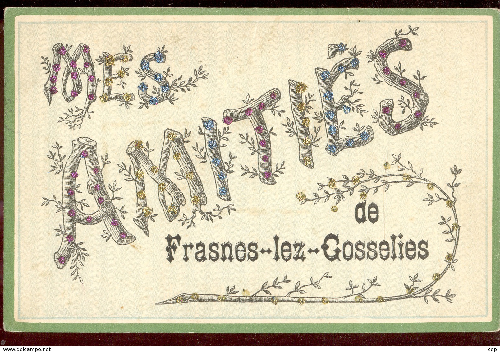 Cpa Frasnes Lez Gosselies   1907 - Les Bons Villers