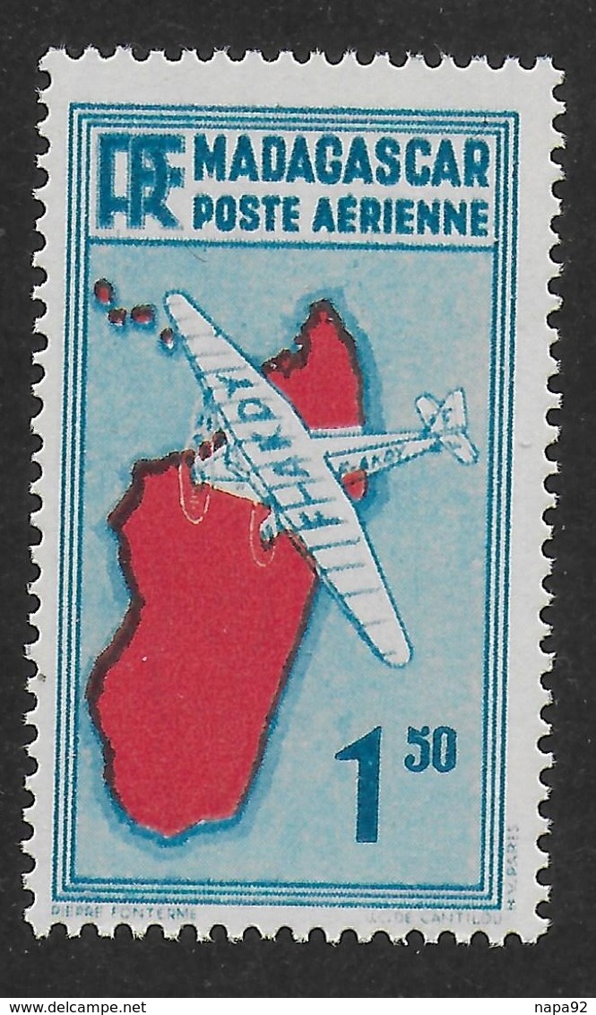 MADAGASCAR 1935 YT PA 3** - Posta Aerea