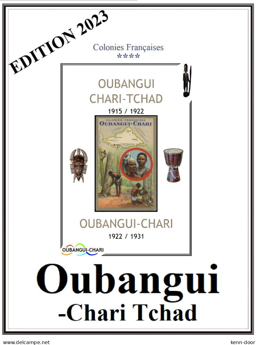 OUBANGUI CHARI  Album De Timbres à Imprimer  EDITION 2023 - Altri & Non Classificati