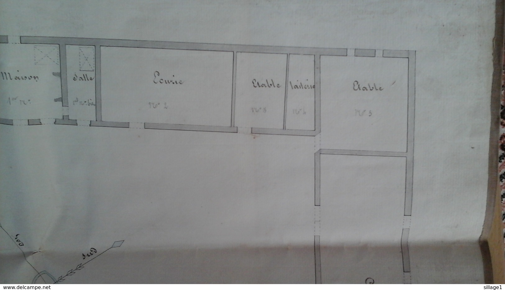 Mâcon - Saône Et Loire - Plans Entoilés De La Ferme De Chauqueuse - Architecture