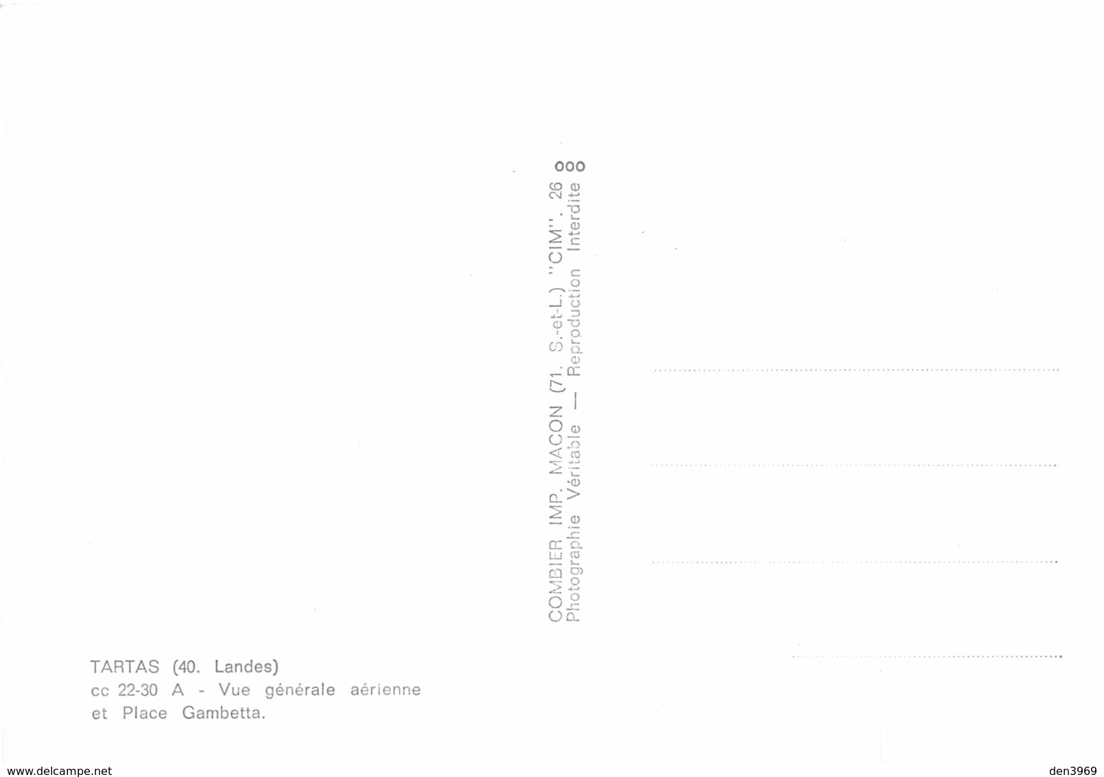 TARTAS - Vue Générale Aérienne Et Place Gambetta - Tartas