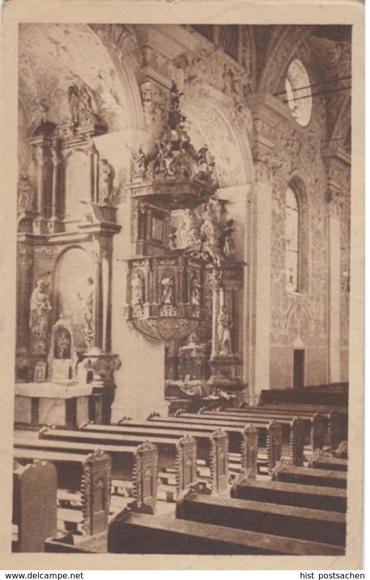 (467) AK Zagreb, Kirche Heilige Katharina, Innenraum 1925 - Kroatien