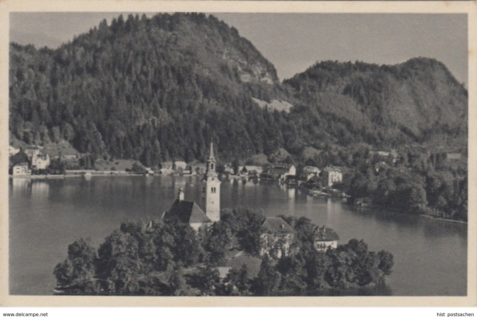 (659) AK Veldes, Bled, Slowenien, Marienkirche, Bleder See, Vor 1945 - Slowenien