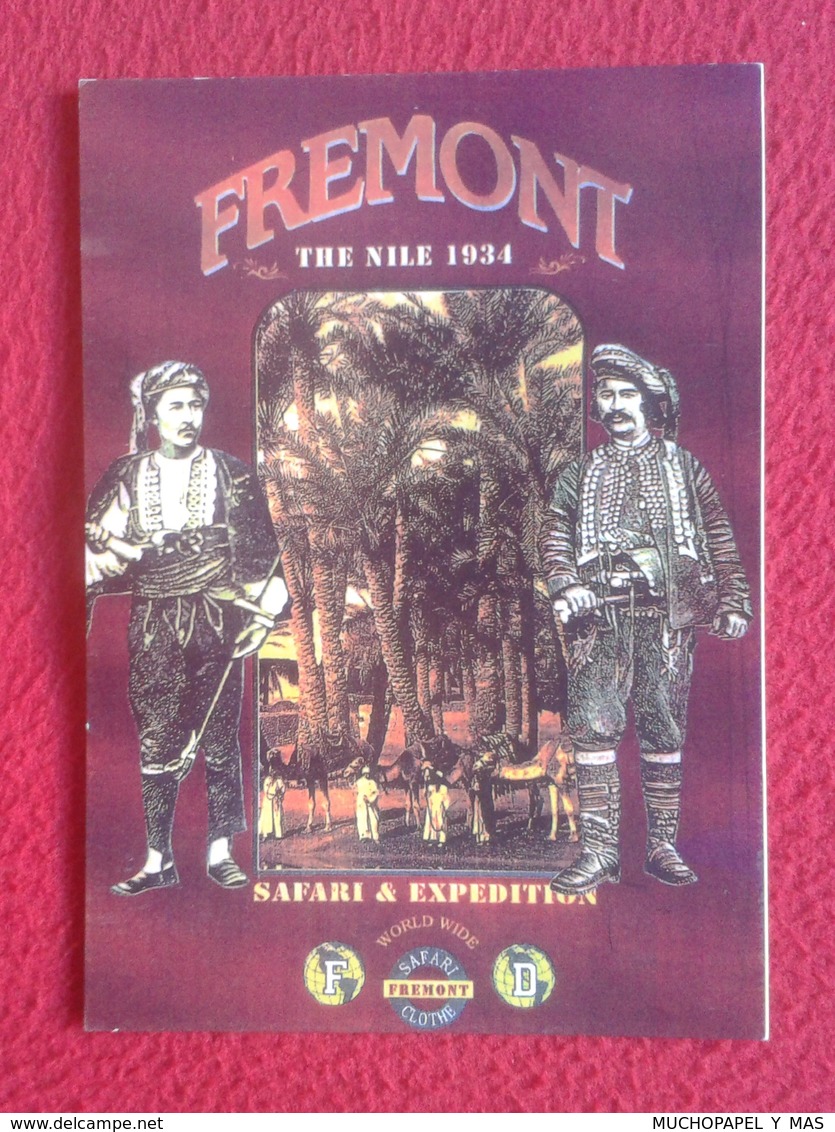 SPAIN POSTAL POST CARD PUBLICIDAD FREMONT DENIM COLECCIÓN 1992 THE NILE 1934 CLOTHE ROPA CLOTHING VÊTEMENTS...ESPAGNE... - Publicidad