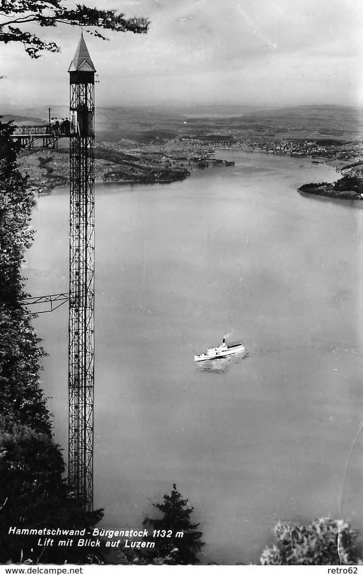 BÜRGENSTOCK → Hammetschwand Lift Ca.1950 - Sonstige & Ohne Zuordnung