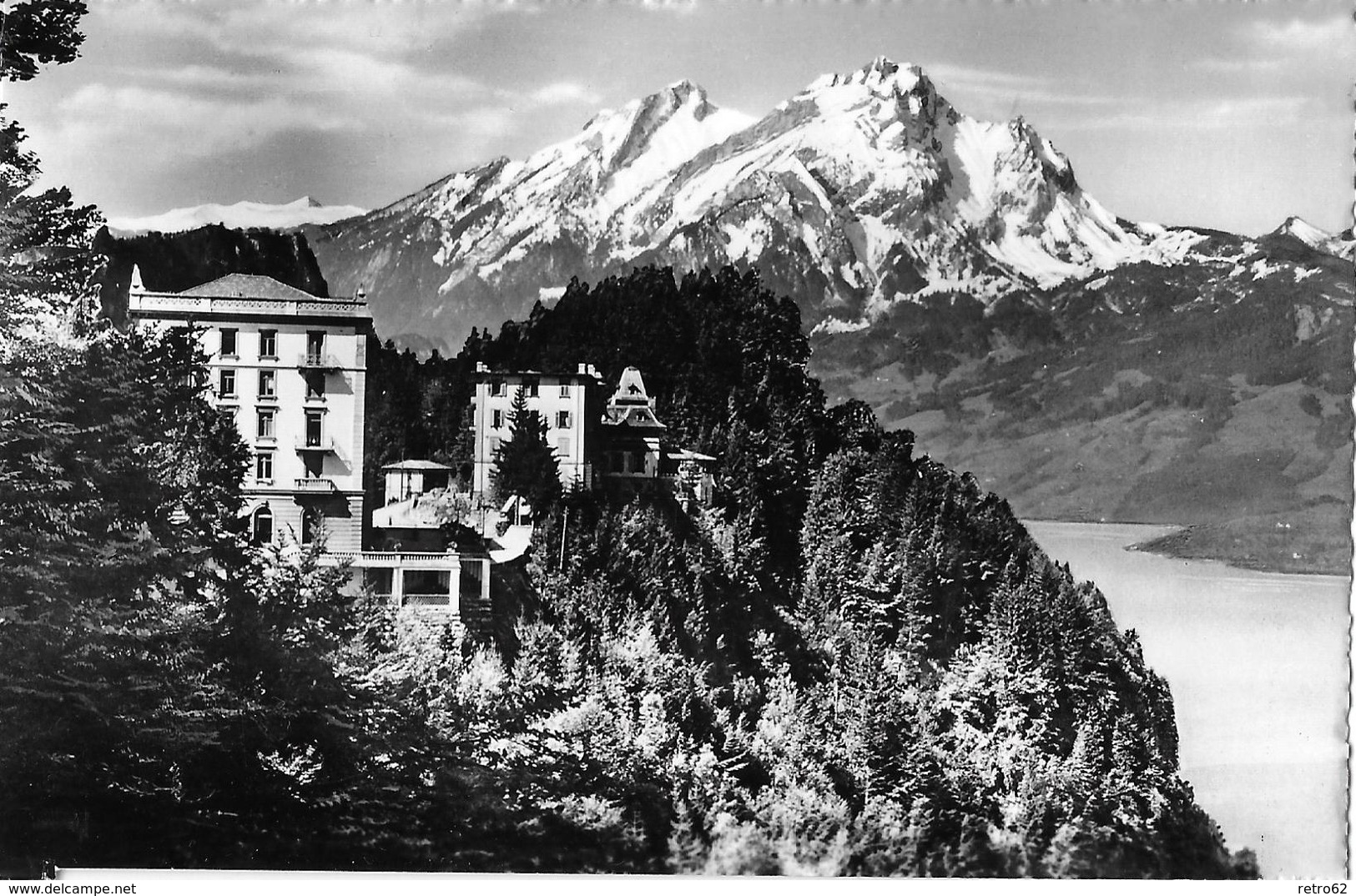 BÜRGENSTOCK → Hotels Mit Pilatus, Ca.1950 - Sonstige & Ohne Zuordnung