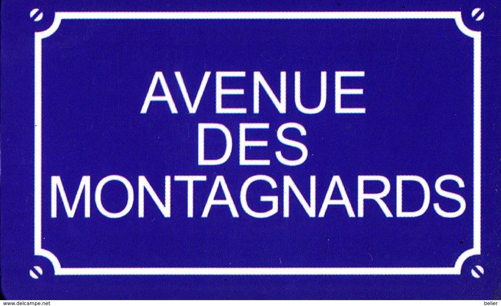 MAGNET PLAQUE DE RUE - Magnets