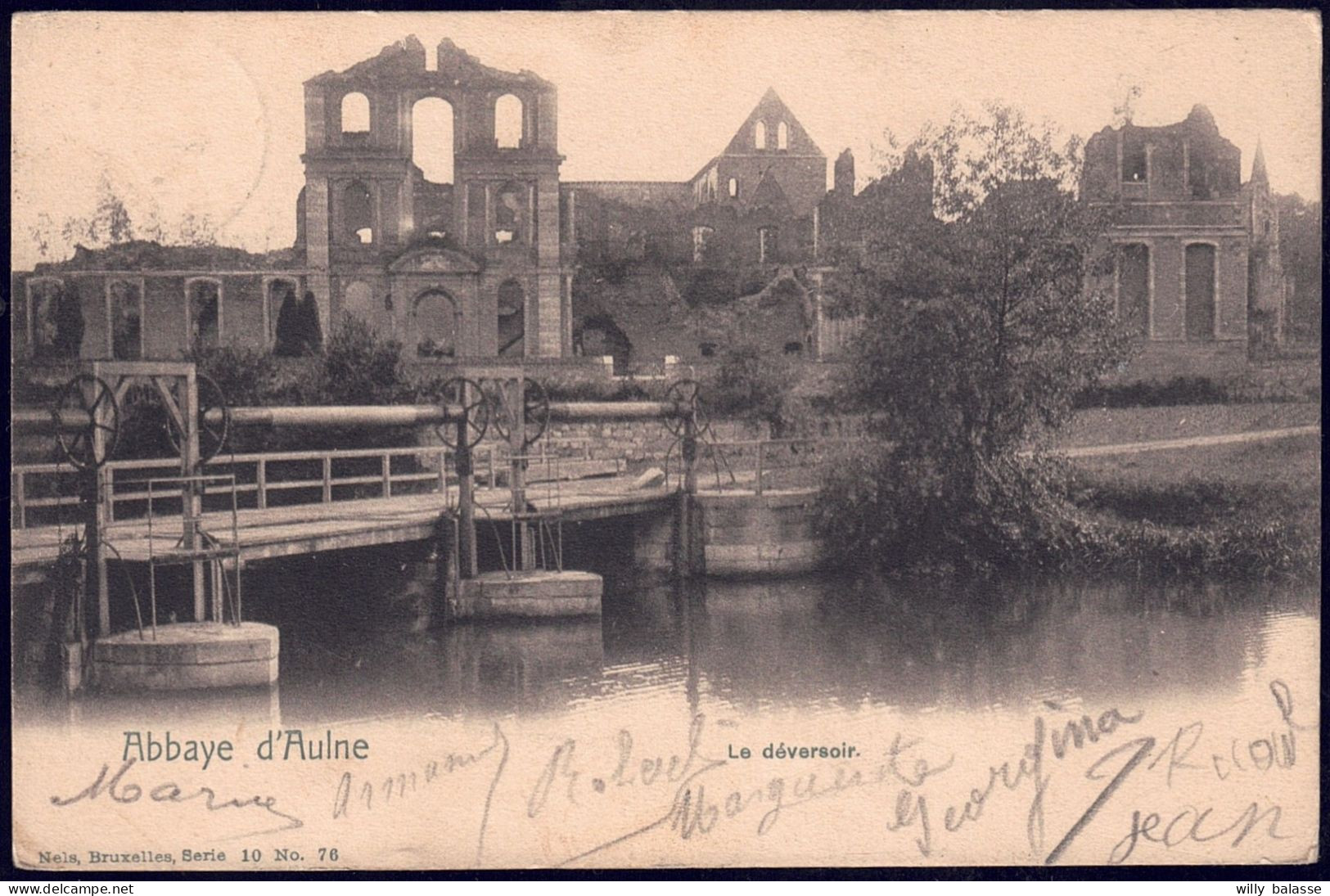 +++ CPA - Abbaye D'AULNE - Le Déversoir - Nels Série 10 N° 76  // - Thuin