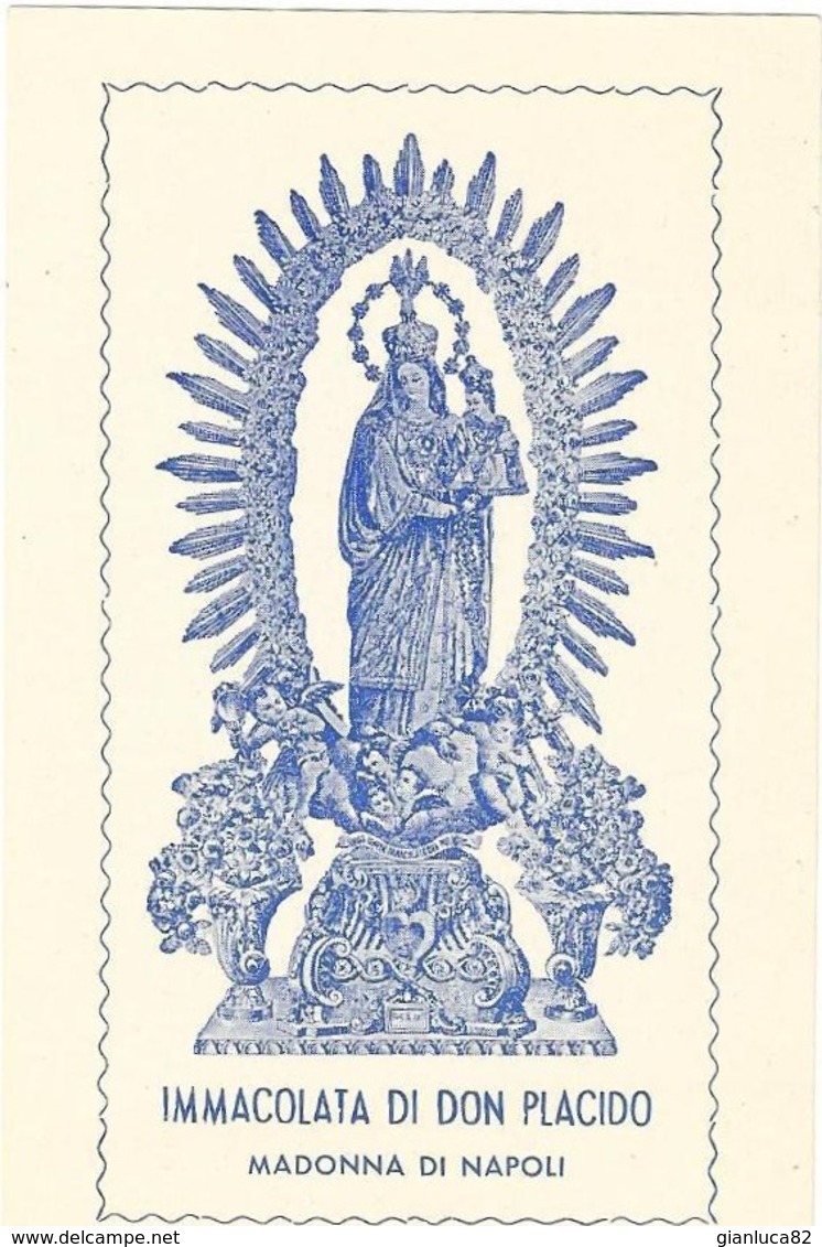 Lotto N. 4 Santini Immacolata Di D. Placido Santuario Gesù Vecchio Napoli Con Novena (820-821, 823-824) - Images Religieuses