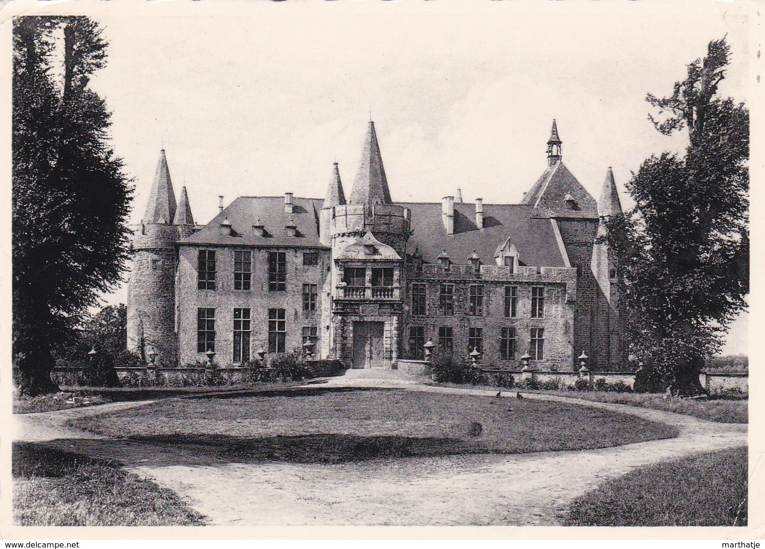 Feodaal Kasteel Van Laarne XII-XV En XVIIe Eeuw - Voorgevel - Wegwijzer : Melle-Laarne - Château Féodal - La Façade Prin - Laarne