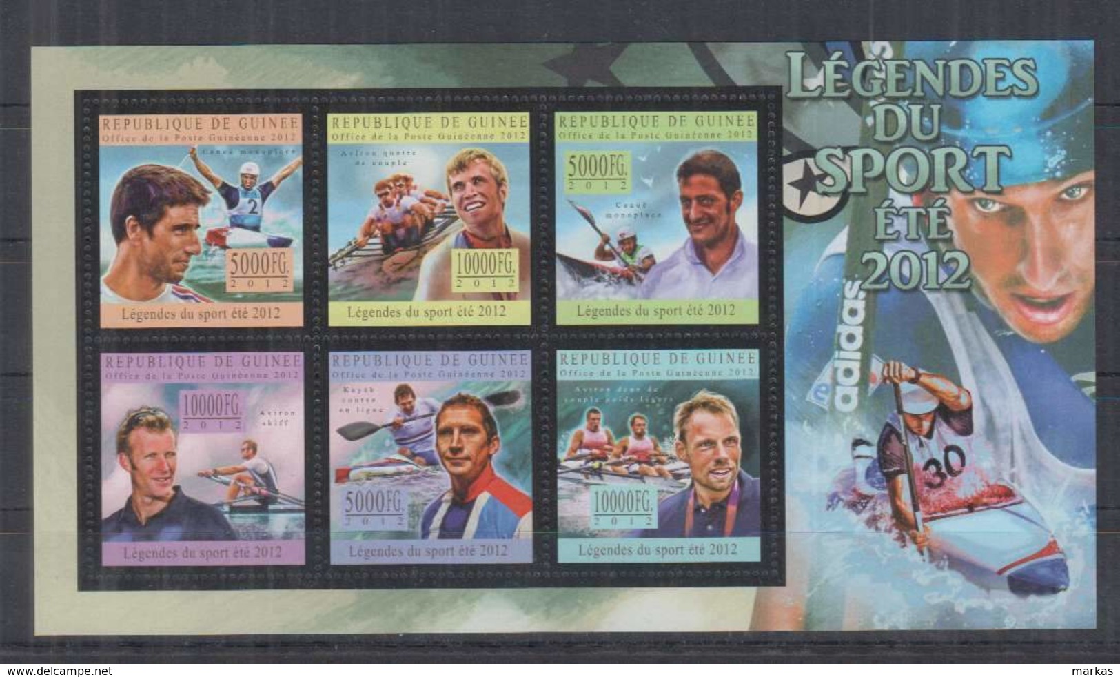 R351. Guinee - MNH - 2011 - Sport - Legends Of Sport - Water Sports - Sonstige & Ohne Zuordnung