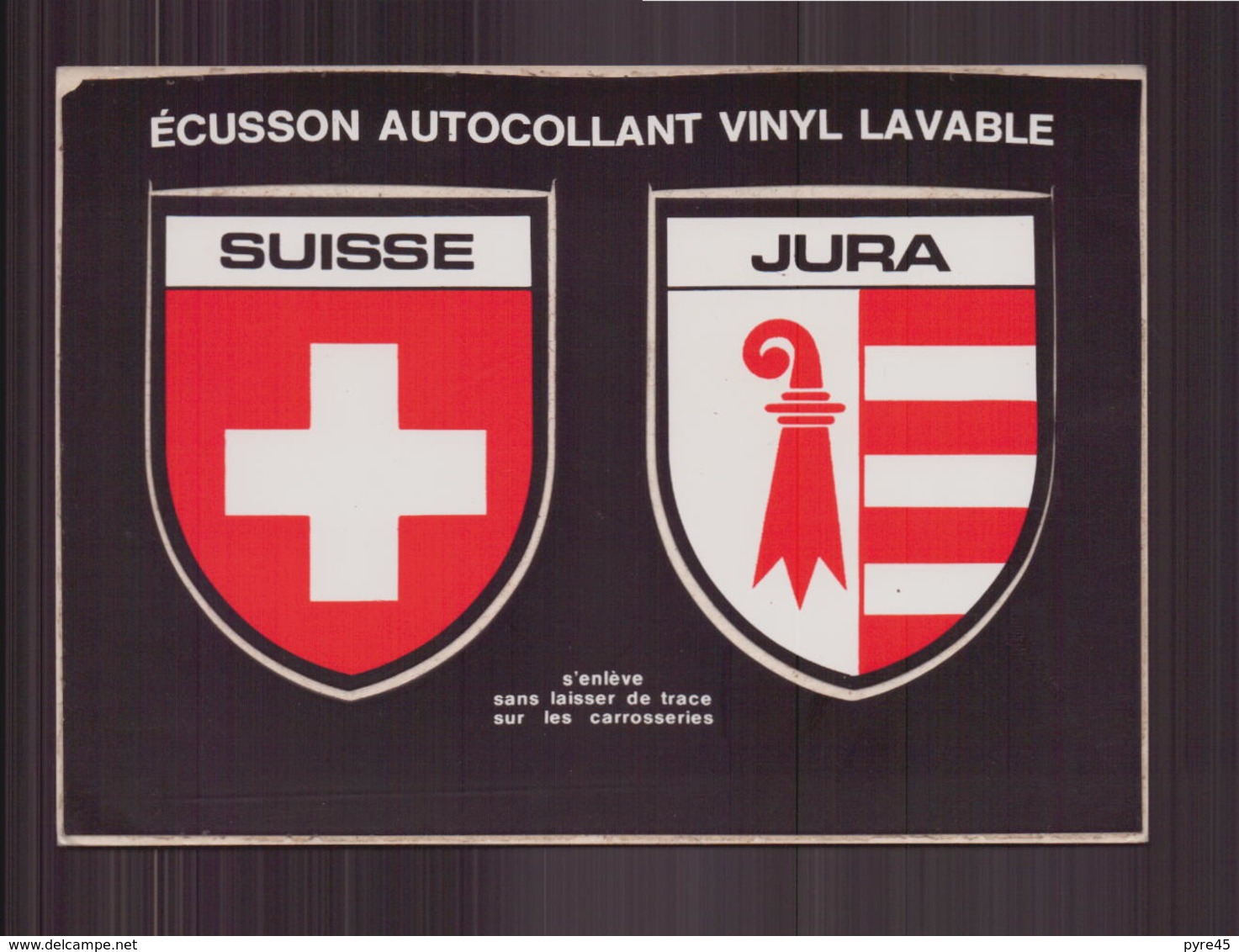 CARTE POSTALE AUTOCOLLANTE SUISSE ET JURA - Autres & Non Classés